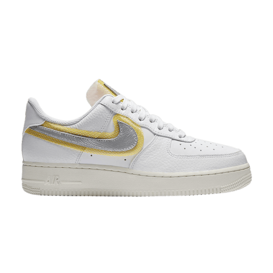 Nike Air Force 1 Low '07 LX White Metallic Silver Gold (Women's)