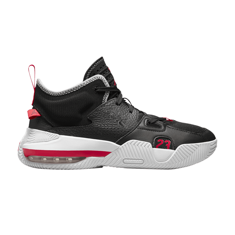 Air Jordan Stay Loyal 2 Black University Red Wolf Grey White