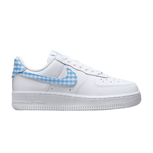 Nike Air Force 1 Low '07 Essential White University Blue Gingham