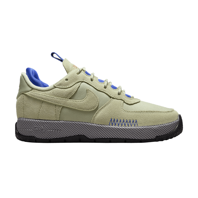Nike Air Force 1 Wild Olive Aura Aquarius Blue Ashen Slate Racer Blue (Women's) Sneakers