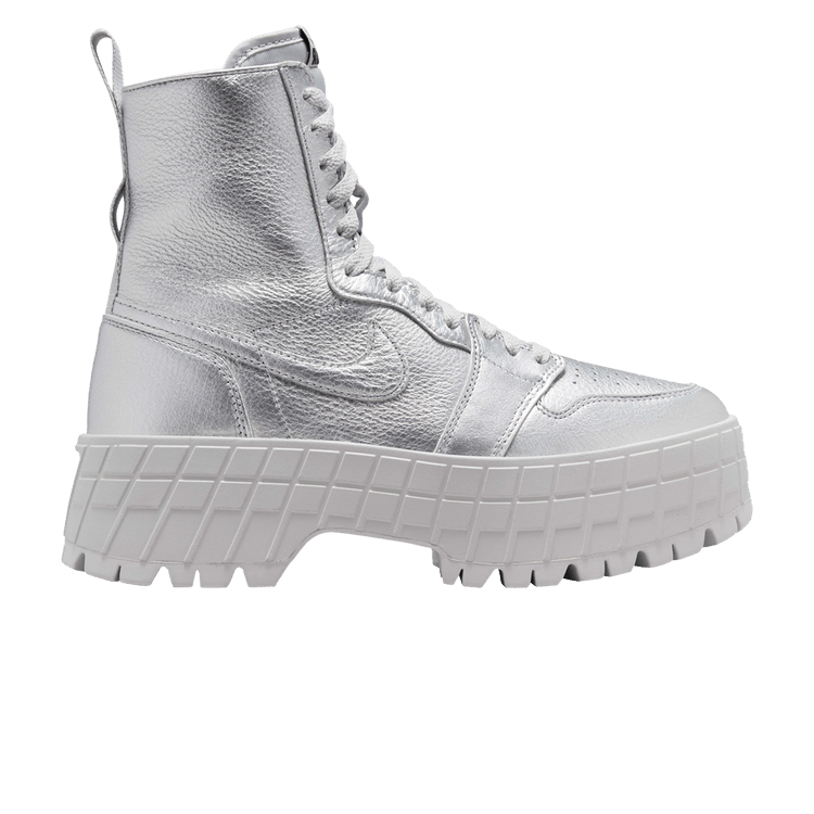 Air Jordan 1 Brooklyn Metallic Silver Neutral Grey (Women's)