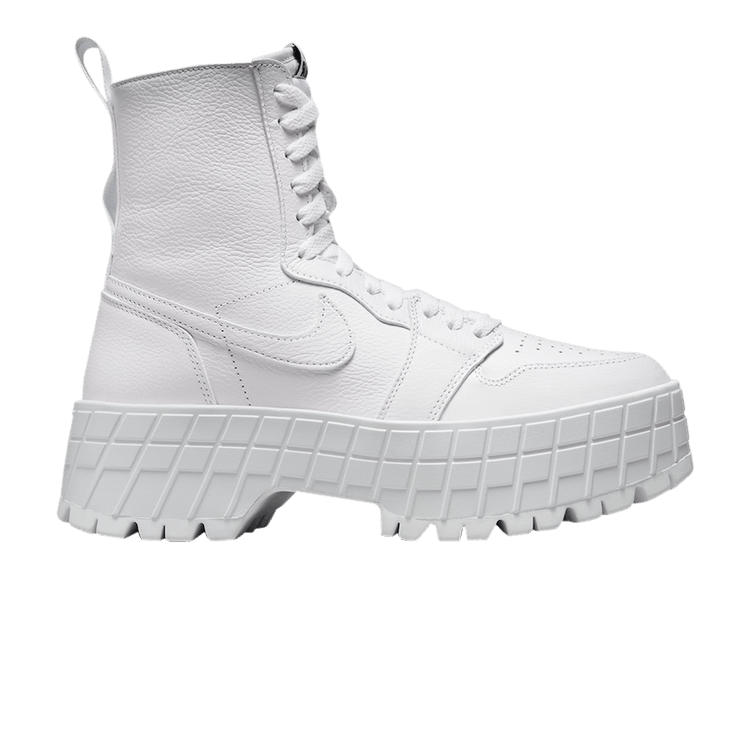 Air Jordan 1 High Brooklyn Triple White (Women's)