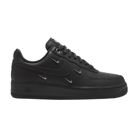 Nike Air Force 1 Low '07 LX Black Silver Mini Swoosh (Women's)