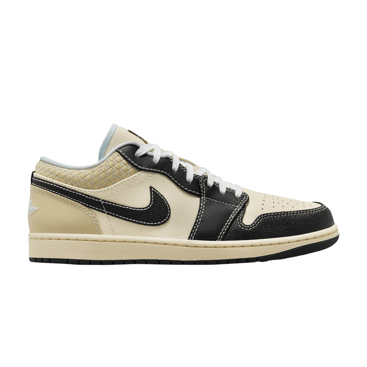 Air Jordan 1 Low SE Coconut Milk Black Muslin