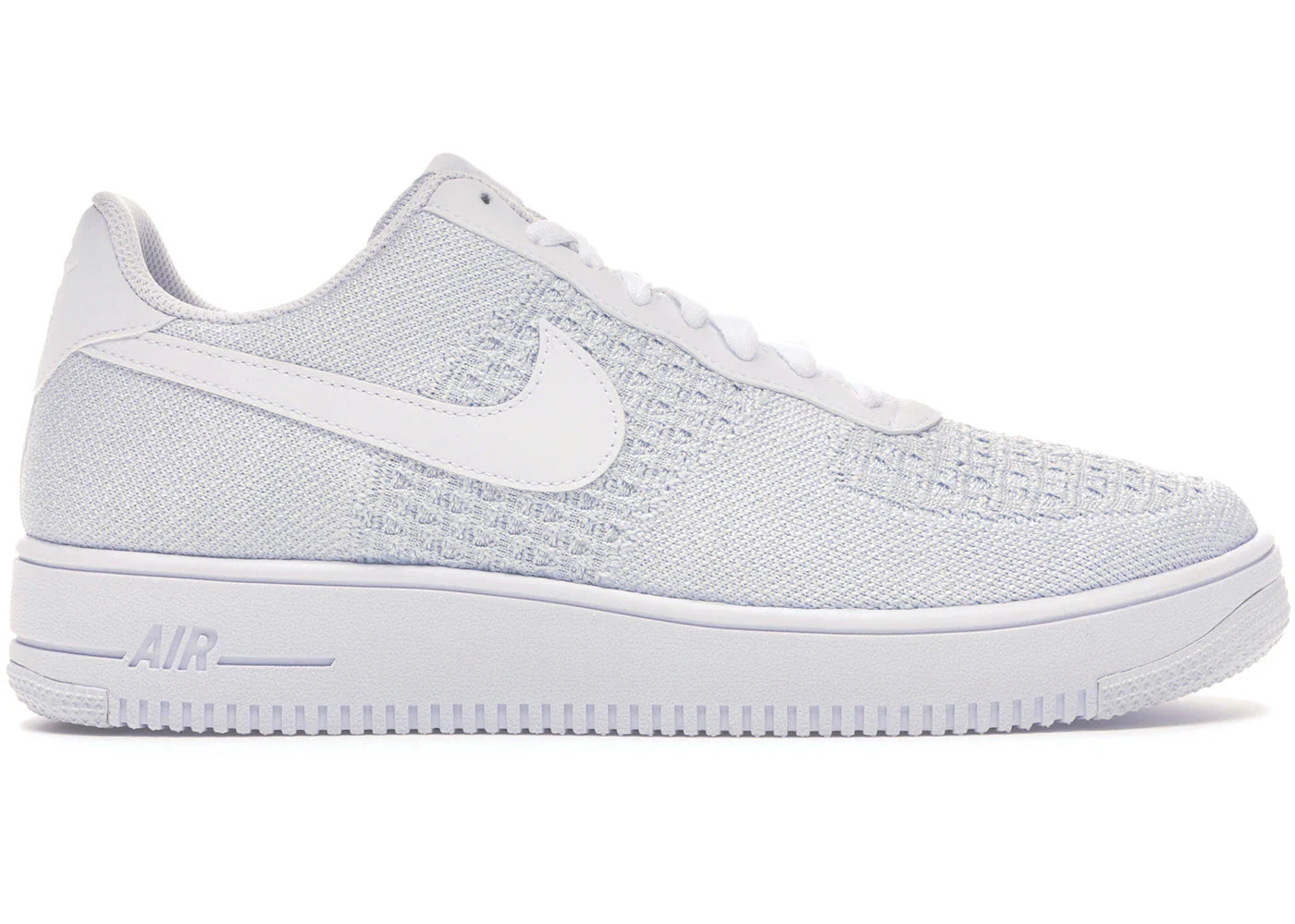 Nike Air Force 1 Flyknit 2 White Pure Platinum Sneakers