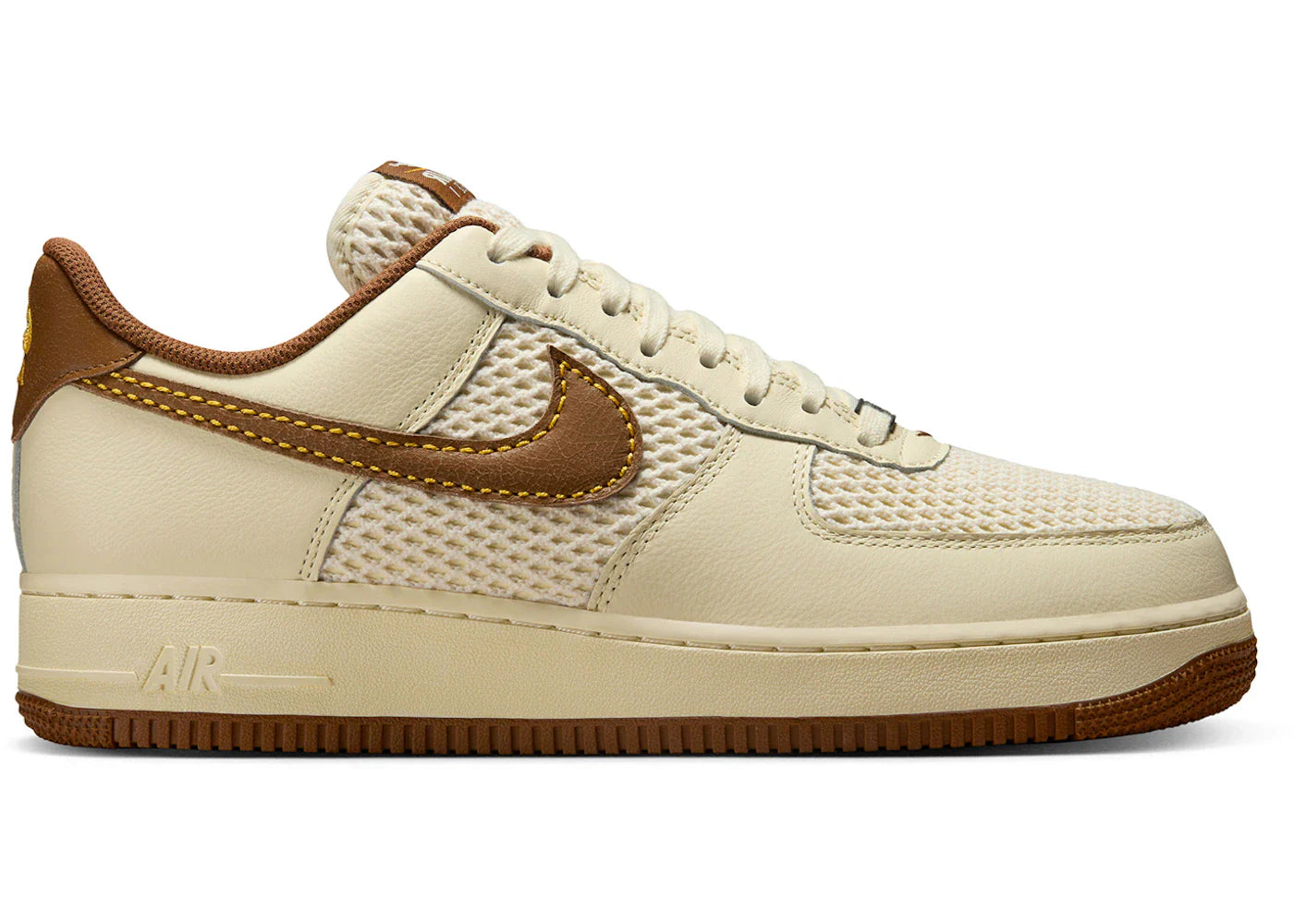 Nike Air Force 1 Low '07 LV8 Coconut Milk Canyon Gold Light British Tan Sneakers