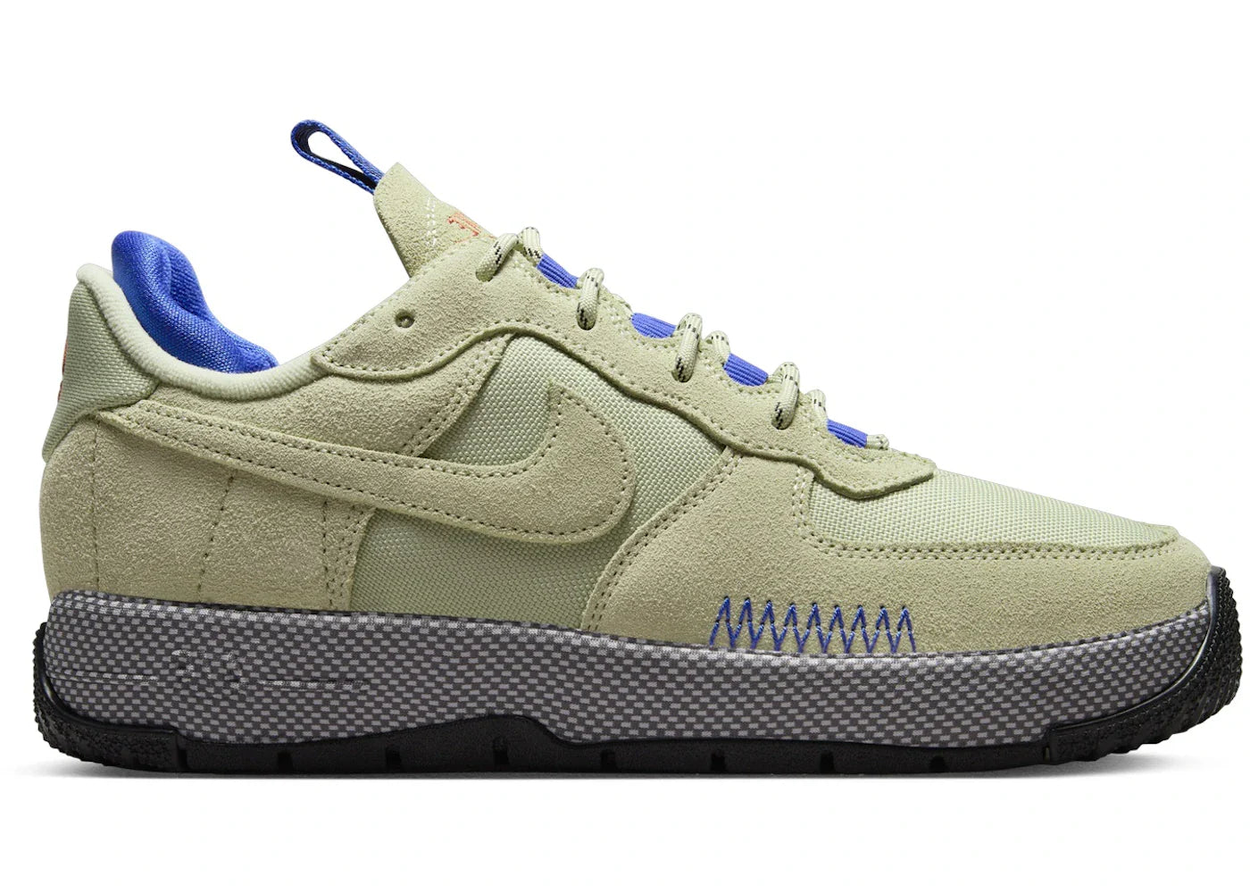 Nike Air Force 1 Wild Olive Aura Aquarius Blue Ashen Slate Racer Blue (Women's) Sneakers