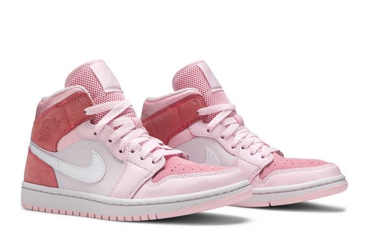 Air Jordan 1 Mid Digital Pink (Women's)