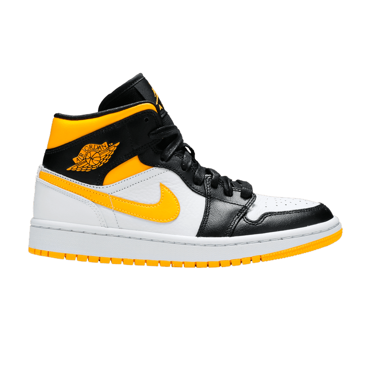 Air Jordan 1 Mid Laser Orange Black (Women's)