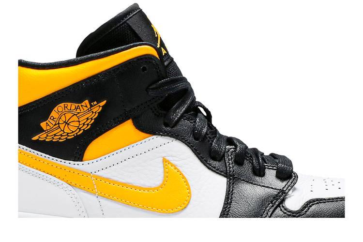 Air Jordan 1 Mid Laser Orange Black (Women's)