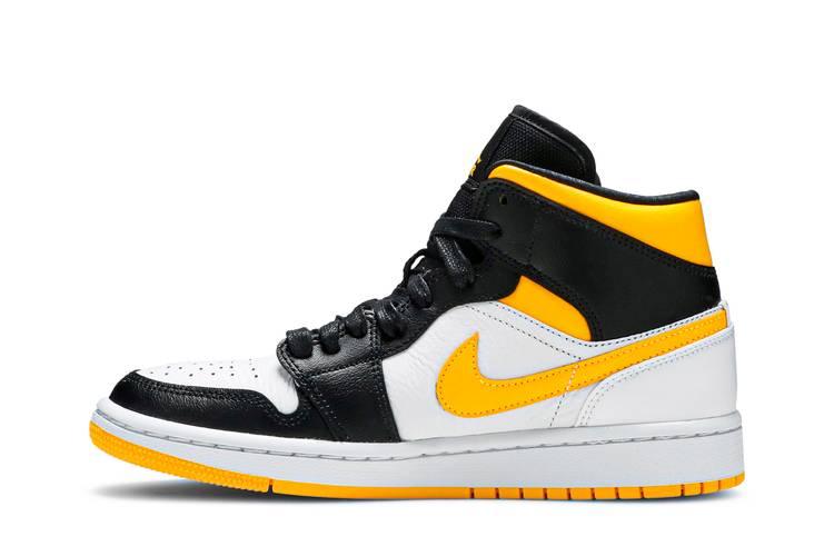 Air Jordan 1 Mid Laser Orange Black (Women's)