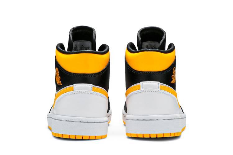 Air Jordan 1 Mid Laser Orange Black (Women's)