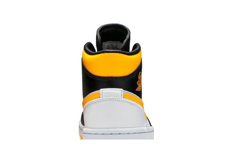 Air Jordan 1 Mid Laser Orange Black (Women's)