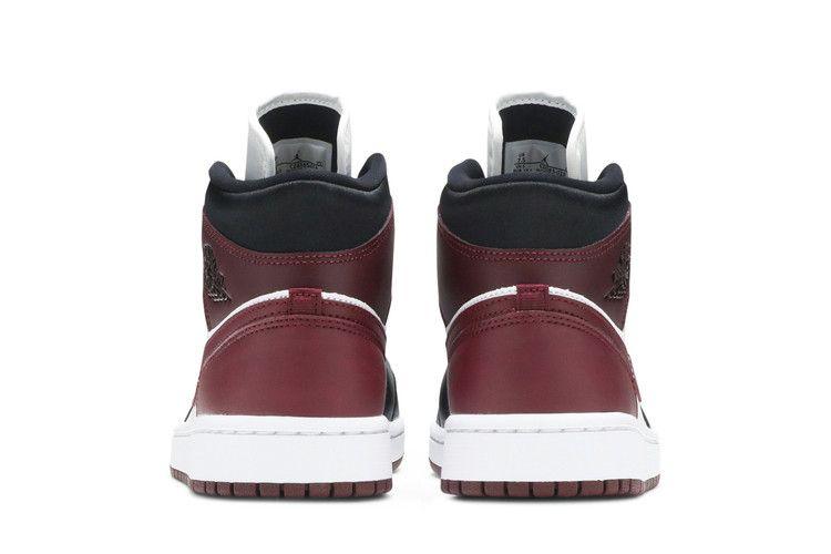 Air Jordan 1 Mid SE Black Dark Beetroot (Women's)