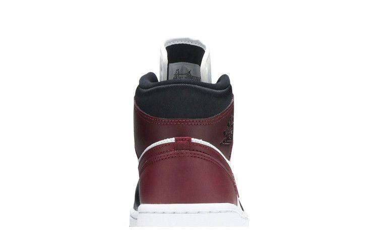 Air Jordan 1 Mid SE Black Dark Beetroot (Women's)