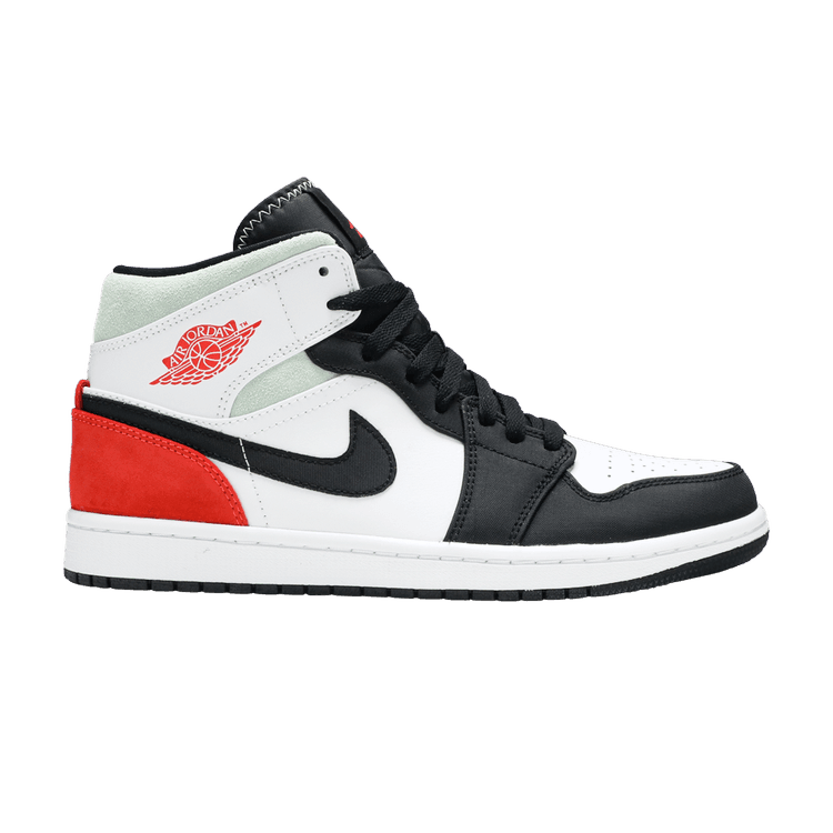 Air Jordan 1 Mid SE Red Black Toe