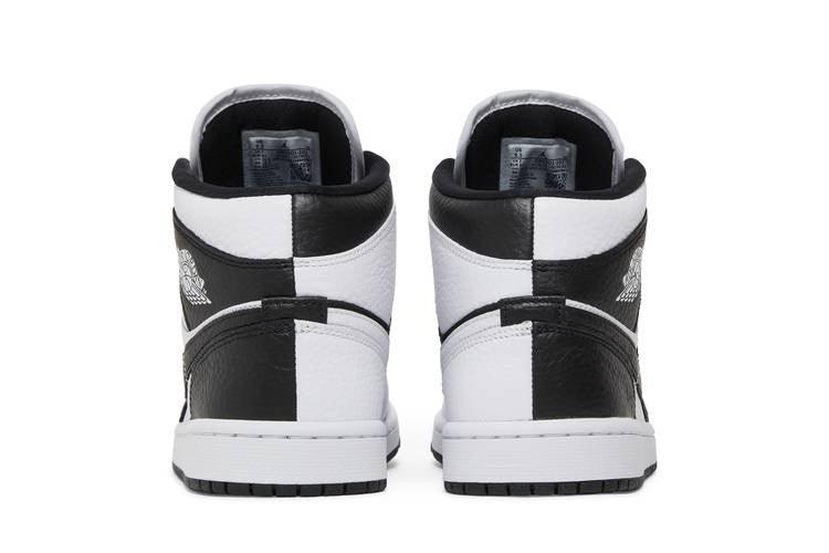Air Jordan 1 Mid Split Black White (Women's)