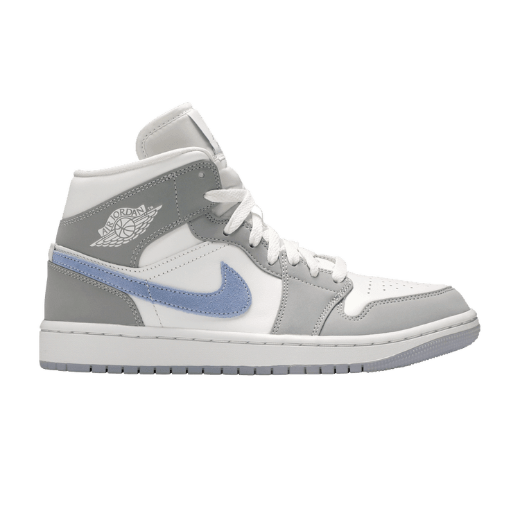 Air Jordan 1 Mid Wolf Grey Aluminum (Women's)